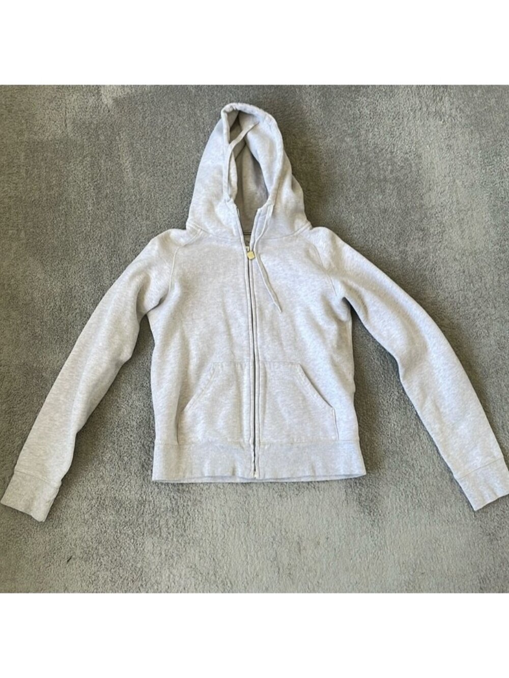 VGC TNA Light Grey Full Zip Hoody - Size Small